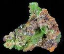 Apple Green Pyromorphite Crystal Cluster - China #63694-2